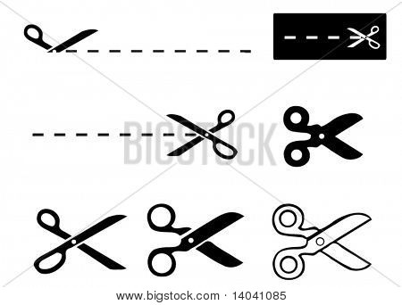 set of scissors template