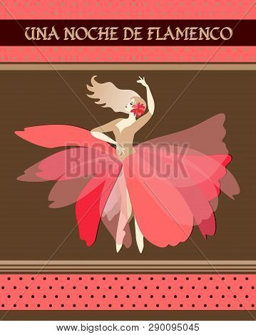 Poster: Spanish Ballerina With Red Flower