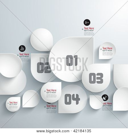 Picture or Photo of Abstract 3D Paper Graphics