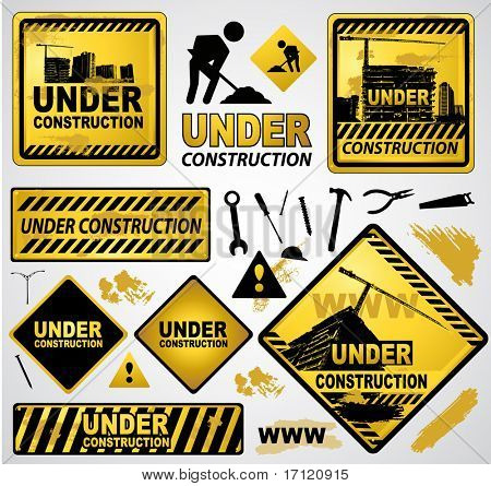 Picture or Photo of Under construction signs