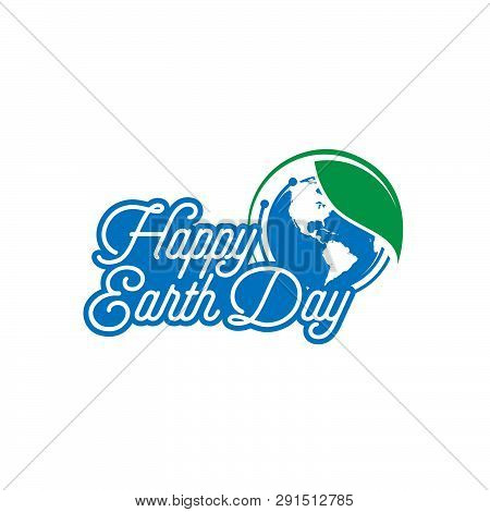 Poster: Happy Earth Day Lettering Poster