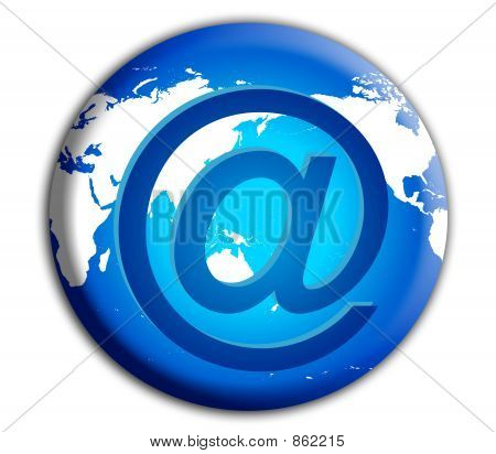 Picture or Photo of A images of illustration of internet address sign