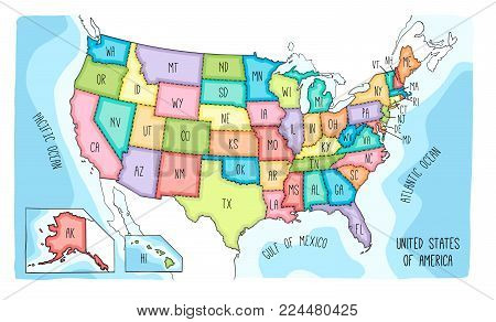 Poster: Vector map of