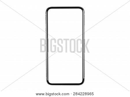 Poster: Smartphone With Blank Screen Mock