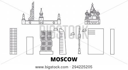 Poster: Russia Moscow City Line Travel