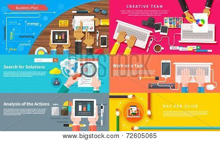 Creative Team Young Design Working At Desk Poster Creative Team Young Design Working At Desk Poster