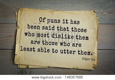Poster: TOP30 Aphorism by Edgar Allan